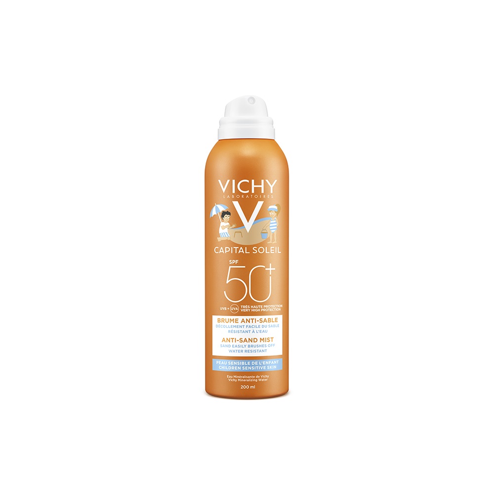 Vichy Idéal Soleil Spray Anti-Sabbia Bambini SPF 50+ Protezione Corpo 200 ml