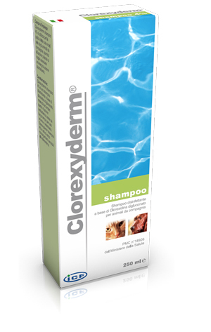Icf Clorexyderm Shampoo Disinfettante Cani E Gatti 250 Ml