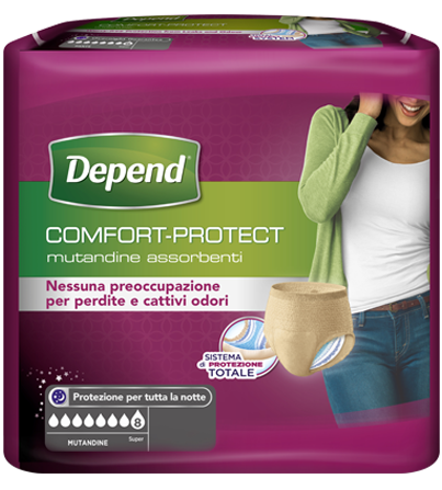 Depend Confort-Protectect Mutandine Assorbenti