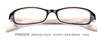 Corpootto Parisien Marrone Scuro Avorio Occhiali Per Lettura +1,00