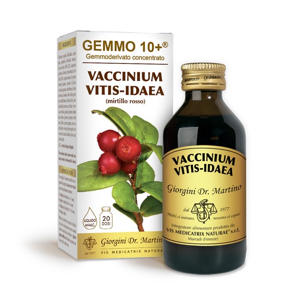 Dr. Giorgini Gemmo 10+ Mirtillo Rosso Liquido Analcoolico 100 ml