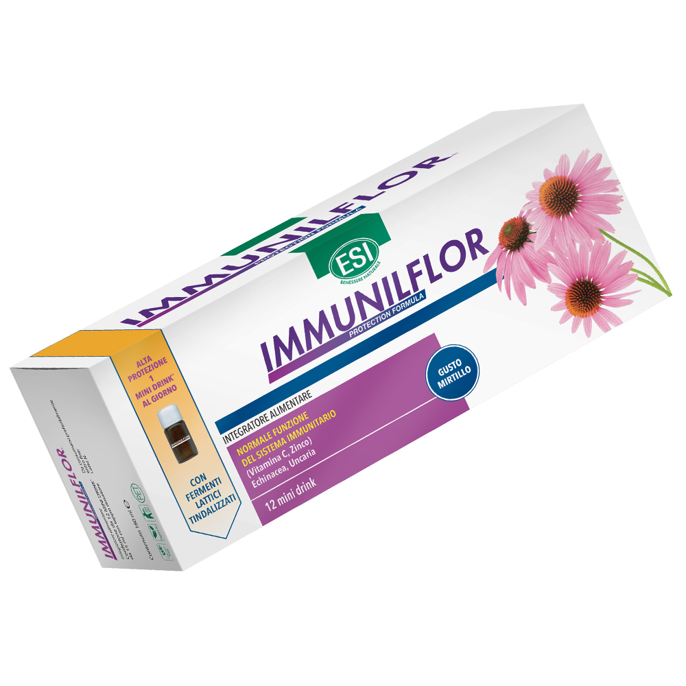 Esi Immunilflor Integratore Difese Immunitarie 12 Mini Drink