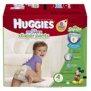 Huggies Diaper Pants Base Taglia 4 (10-17Kg) 15 Pezzi