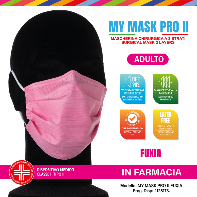 MYMASK PRO II CHIR FUXIA S10PZ