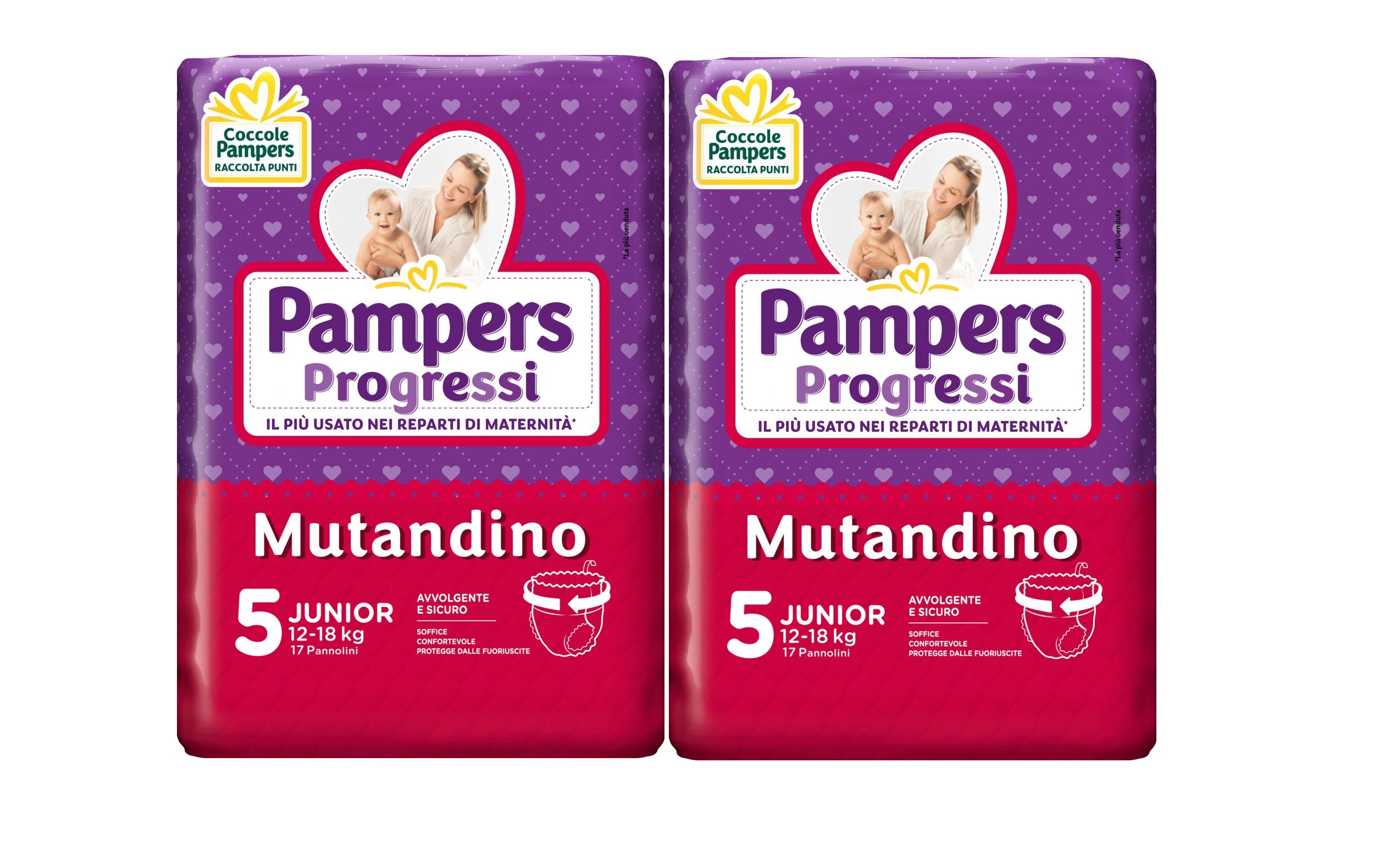Pampers Progressi Mutandino™ 5 (12-18 Kg)