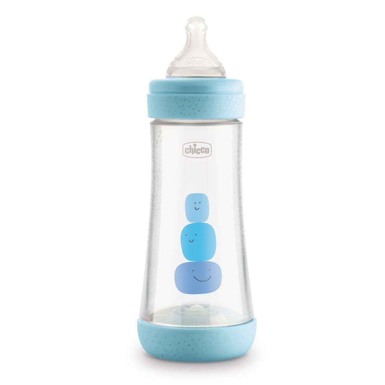 Chicco Biberon Perfect 5 Silicone Flusso Veloce Boy +4 Mesi 300 ml
