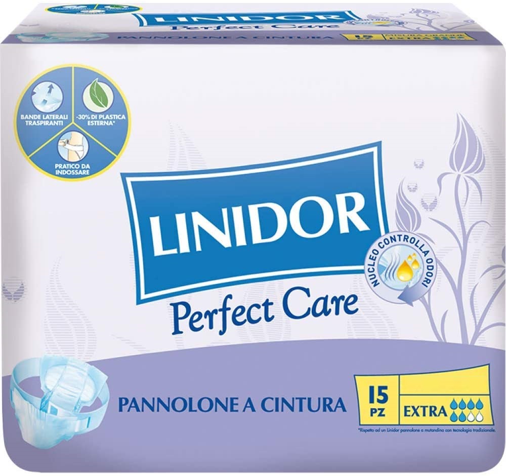 Linidor Perfect Care Pannolone A Cintura Taglia Extra M 15 Pezzi