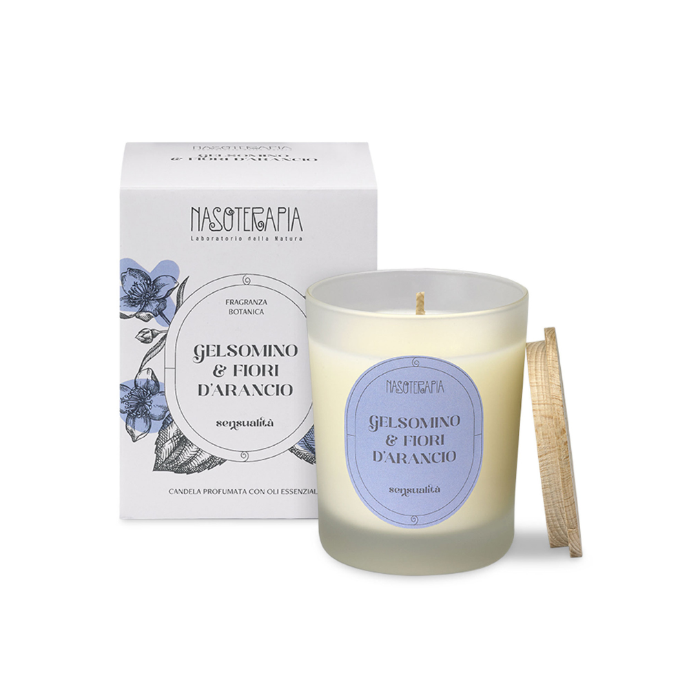 Nasoterapia Candela Profumata - Gelsomino E Fiori D'Arancio, 180g