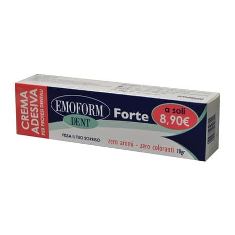 Crema adesiva emoform dent forte per protesi dentali 70 g prezzo lancio