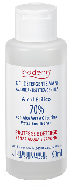 Boderm Gel Igienizzante Mani Antisettico 90 ml