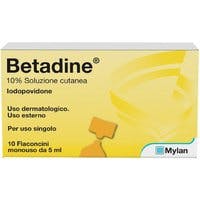 Betadine® 10% Soluzione Cutanea Flaconcini da 5 ml