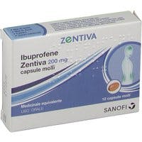 Ibuprofene Zentiva 200 mg 12 Capsule molli