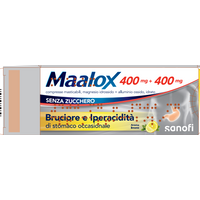 Maalox senza zucchero limone 30 compresse - sanofi spa