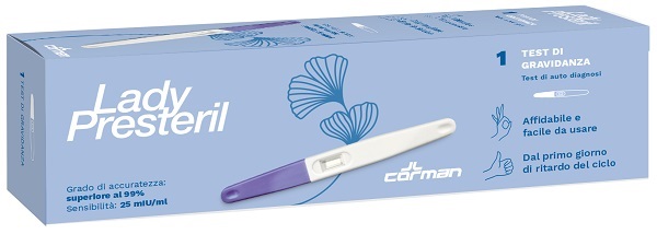 Lady Presteril Testi di Gravidanza 1 Pezzo