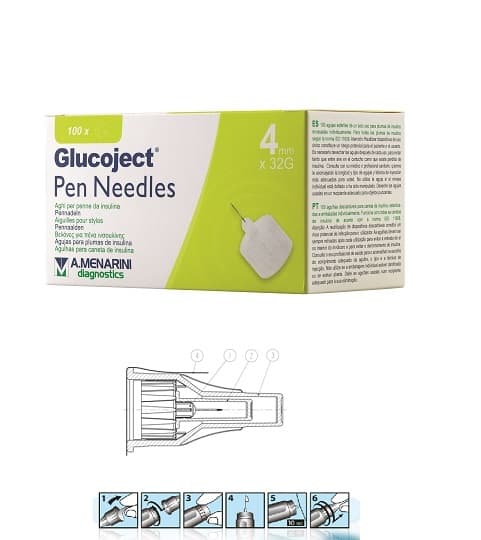 Glucoject® Pen Needles 32G 4mm