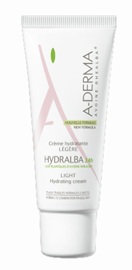 A-Derma Hydralba Crema Leggera Idratante Viso