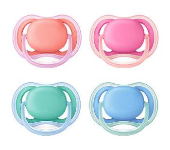 Philips Avent Succhietto Ultra Air Mix 6-18 mesi 2 Succhietti Colori Misti