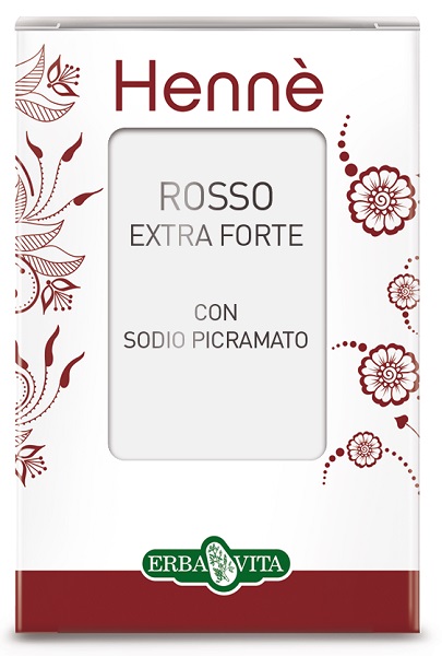 Erba Vita Henné Color Tintura Capelli Rosso Naturale Extra Forte 100 g