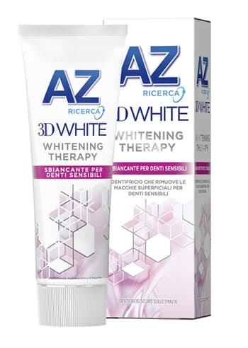AZ 3D White Whitening Therapy Dentifricio sbiancante per denti sensibili 75 ml