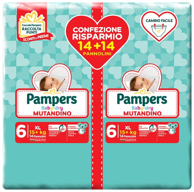 Pampers bd duo dwct xlx28 0128