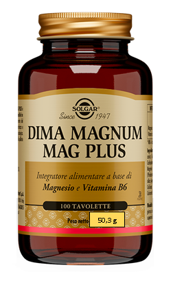 Solgar Dima Magnum Mag Plus Integratore Magnesio 100 Tavolette