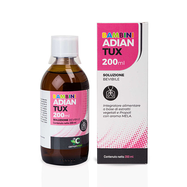 Cemonmed adiantux bambini soluzione bevibile 200 ml