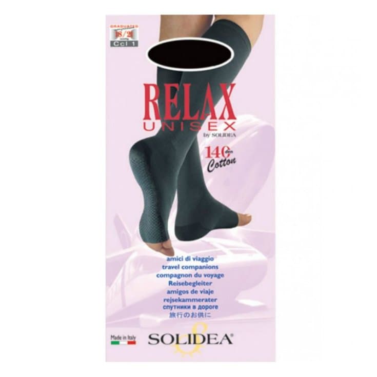 RELAX - 140 Unisex Gambaletto Natur Punta Aperta 5 - XXL