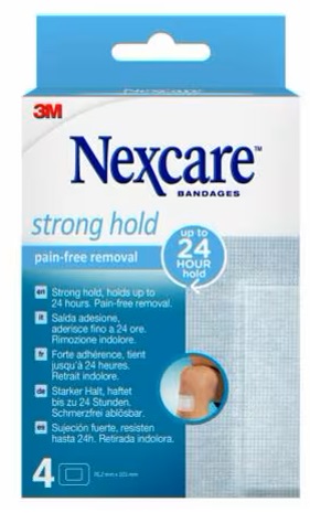 Cerotto nexcare strong pads 4 pezzi