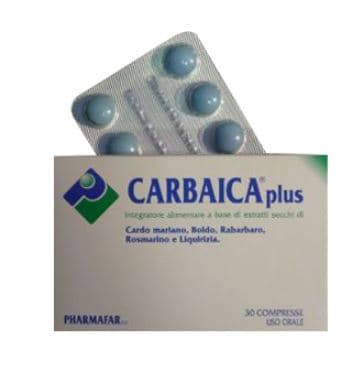 Carbaica Plus Integratore Digestivo 30 Compresse