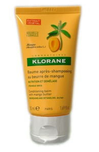 Klorane Balsamo per Capelli Nutritivo Burro di Mango Formato Viaggio