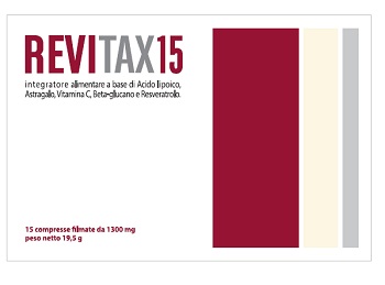 Revitax*15 15 cpr 1300mg