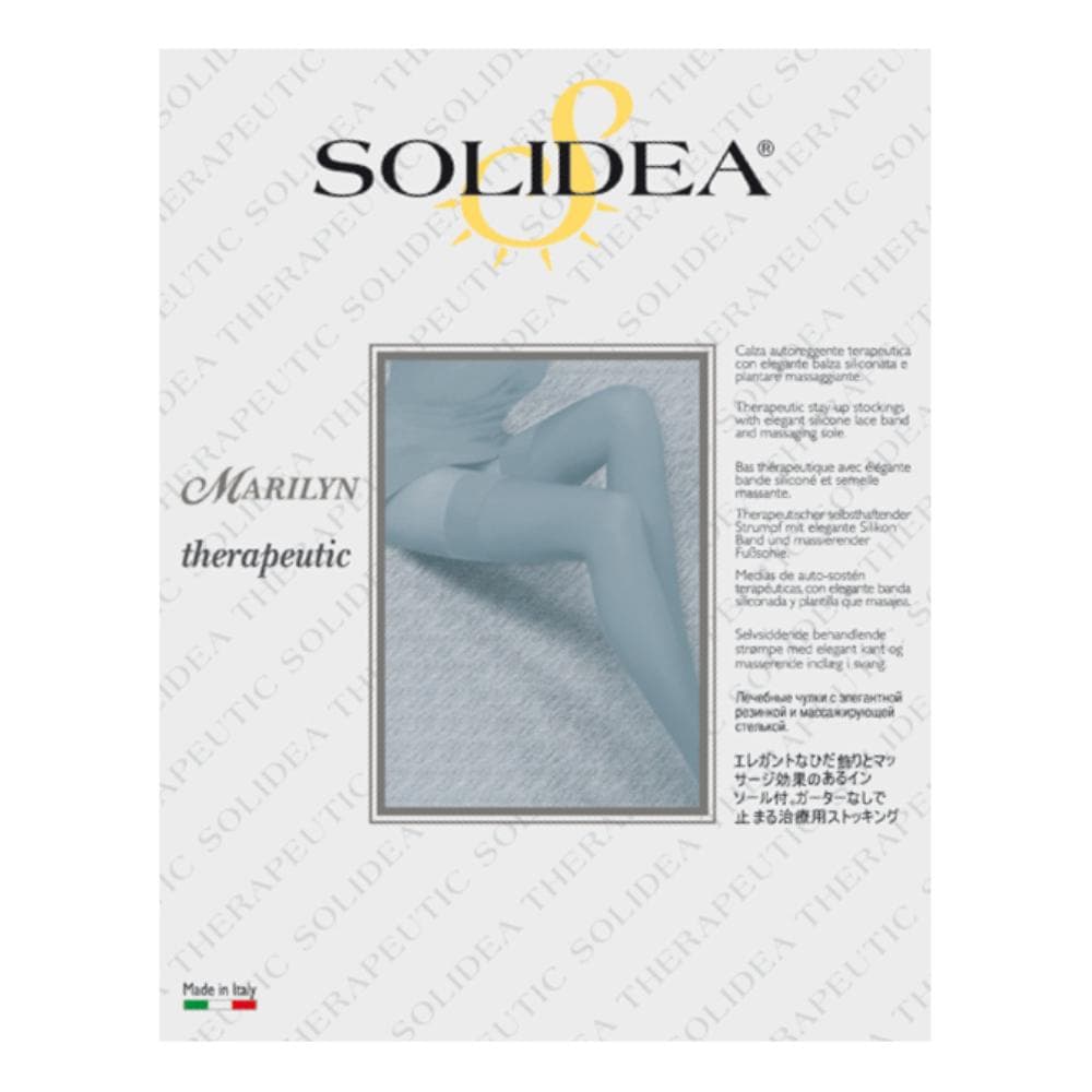 Solidea Marilyn Class 2 Calza Autoreggente Compressiva Punta Aperta Colore Naturale Taglia XL