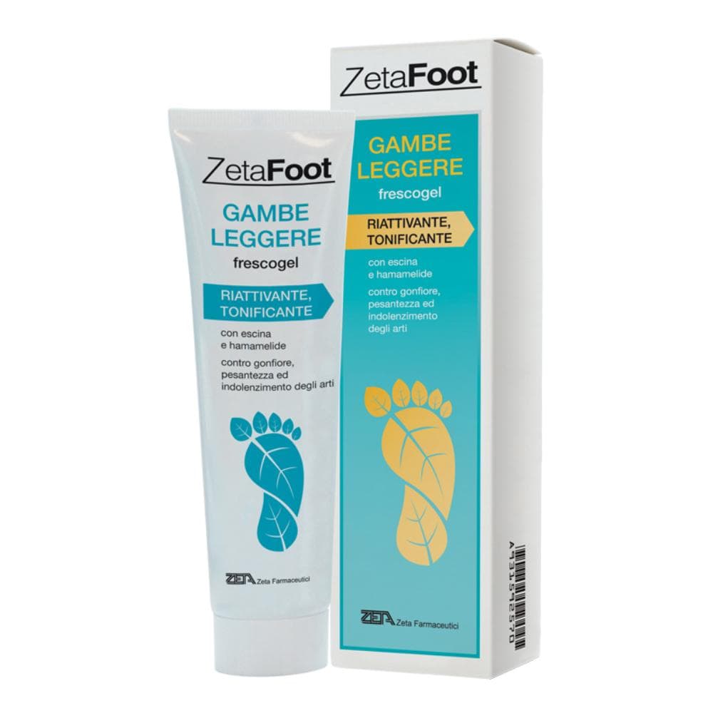 Zetafoot gel gambe leggere 100ml