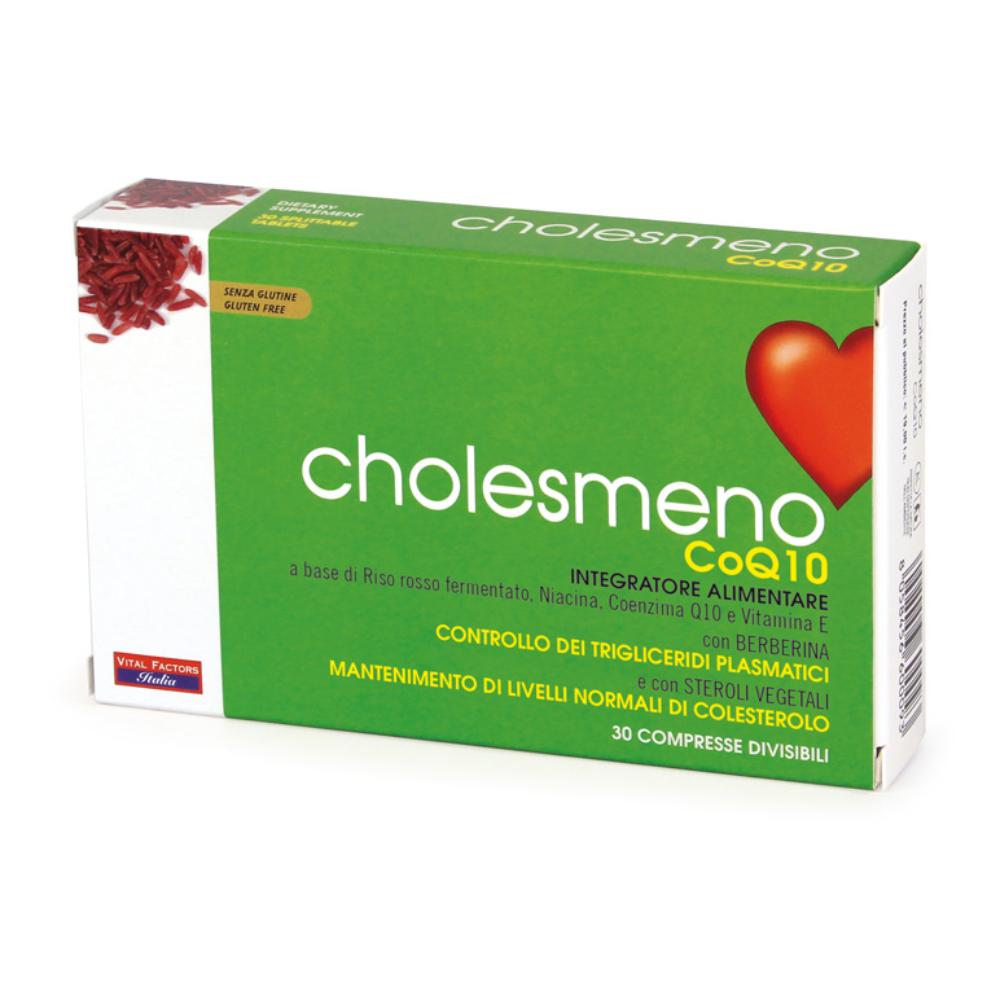 choles meno coq10 30 compresse - integratore per il controllo del metabolismo lipidico