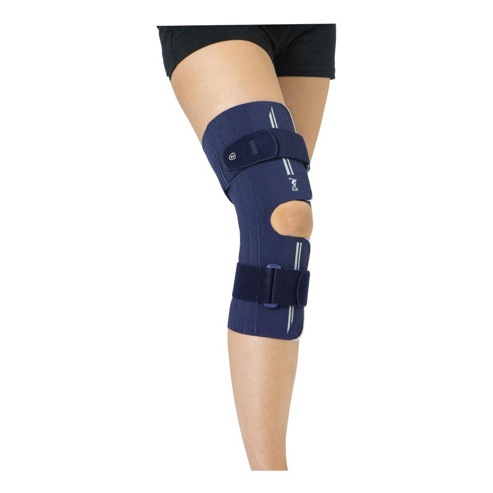 Ginocchiera traspirante aperta con stecche a spirale m