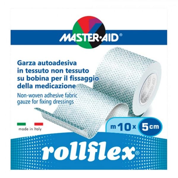 Rolflex Garza Autoadesiva Ipoallergenica Per Medicazioni Articolari cm 15x2m