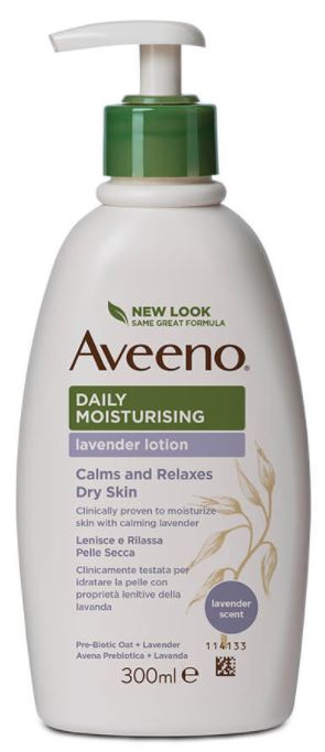 Aveeno crema idratante corpo lavanda pump 300ml